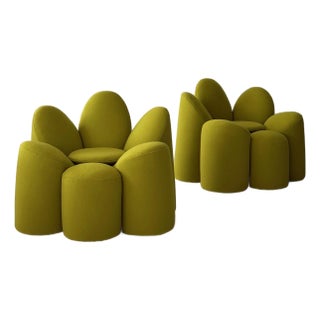 Mayflower Chairs Attributed to Fabrice Derrux for Roche Bobois For Sale