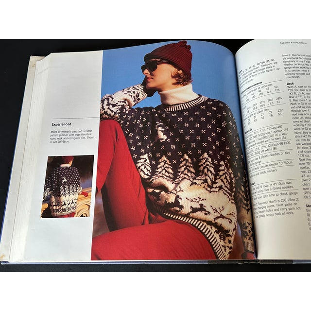 Add a 1980s retro touch to your home decor with this vintage Vogue Knitting book. The large-format coffee table book is...