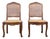 Early 20th Century Pair of Louis XV Style Cane Side Chairs For Sale