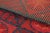 Red Vintage Swedish Rya Wool Rug by Rug & Kilim, Geometric, 1950–1959 For Sale - Image 8 of 9