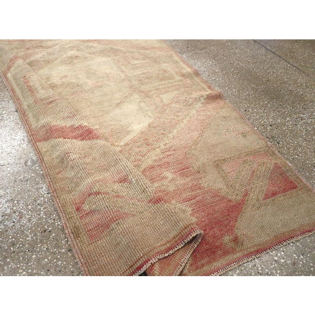 Galerie Shabab Collection Mid-20th Century Turkish Anatolian Runner For Sale - Image 9 of 10