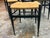 Black Gio Ponti Style Italian Ladder Back Dining Chairs, Vintage Set of Six For Sale - Image 8 of 12