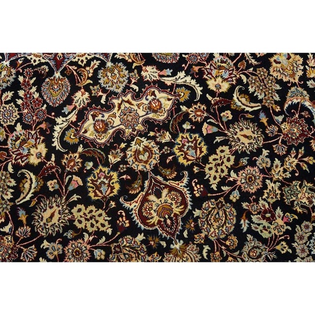 A one-of-a-kind antique Mashhad rug, The piece measures approximately 6’7″ × 9’10” (per the seller listing). Mashhad is a...