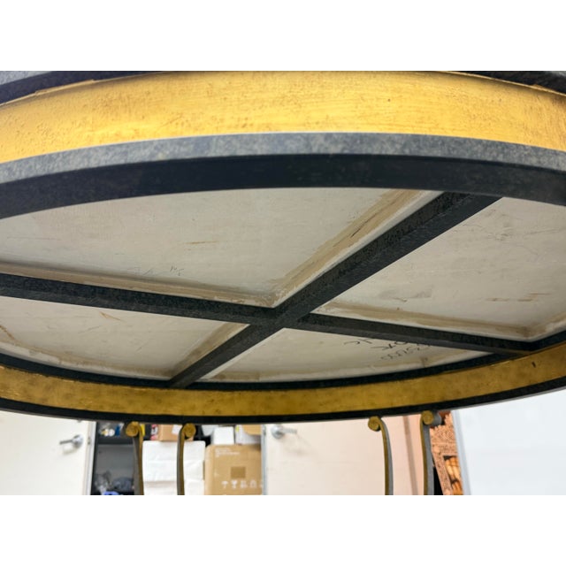 Thomas Pheasant for Niermann Weeks Neoclassical Marble Top Center Table. 48.5 Inches For Sale - Image 12 of 12