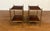 2020s Pair of Two Tiered Brass and Wood End Tables by Leighton Hall - Showroom Samples For Sale - Image 5 of 17