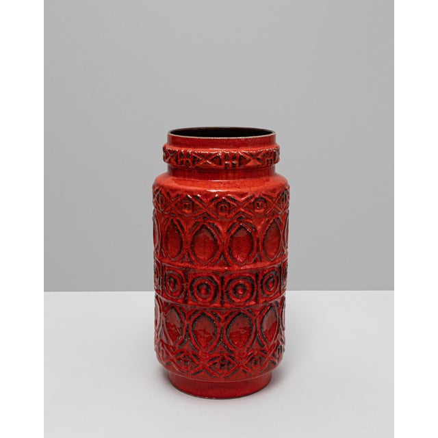 20th Century German 'W. Germany' Ceramic Vase For Sale - Image 10 of 18