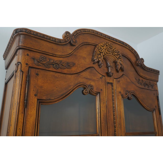 Wood Country French High Quality China Cabinet For Sale - Image 7 of 18