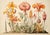 Campaign Set of 4 - 18" X 12.5" Botanical Prints 'Hortus Floridus' Style Flowers #4, Unframed For Sale - Image 3 of 7