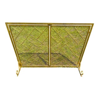 Vintage Fireplace Screen For Sale