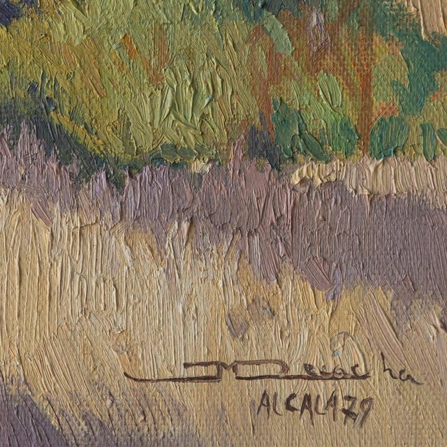Landscape of Alcalá de los Gazules, Oil on Canvas For Sale - Image 4 of 5