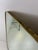 Vintage Brass-Edged Mirror in the style of Giò Ponti, 1950s For Sale - Image 6 of 11