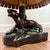 Mid 20th Century Kitsch Black Panther Ceramic Planter / Lamp Vintage Retro Tiki Style For Sale - Image 9 of 11