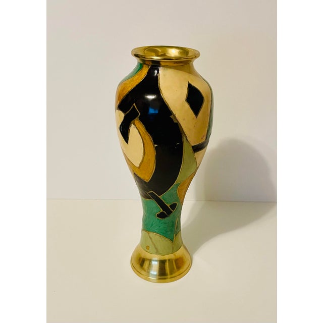 Add a striking touch of early 20th-century European modernism to your space with this captivating Art Deco vase. Evoking...