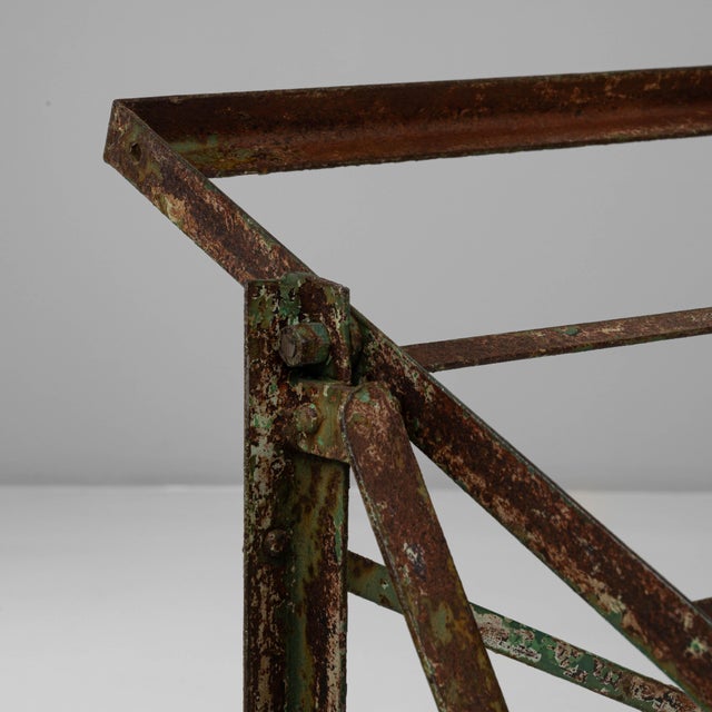 19th Century French Iron & Wood Display Table For Sale - Image 9 of 18