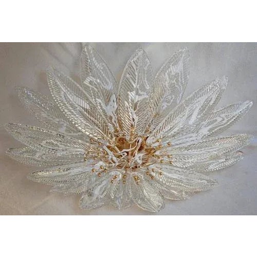 Palmette Shallow Flush Ceiling Mount by Silvio Piattelli For Sale - Image 9 of 10