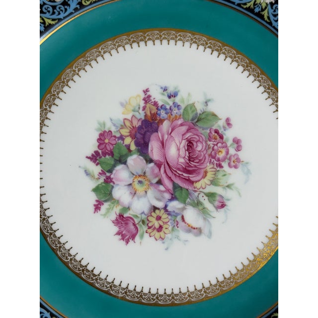Circa 1980's Bavarian Porcelain Dinner Plates, Set of Twelve For Sale - Image 9 of 13