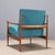 Vintage Teak Wood Armchair, 1960s For Sale - Image 9 of 11