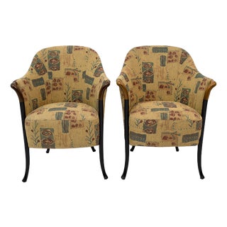 Italian Progetti Chairs from Giorgetti, 1980s, Set of 2 For Sale