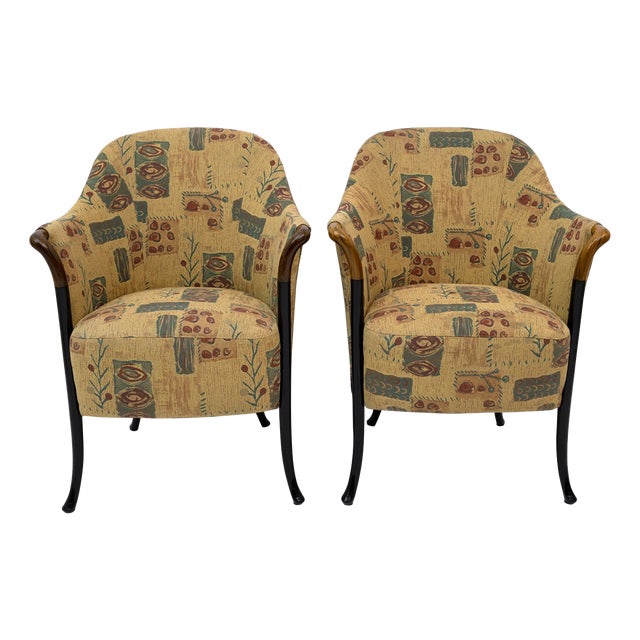 Italian Progetti Chairs from Giorgetti, 1980s, Set of 2 For Sale