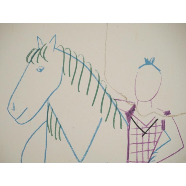 Pablo Picasso, Harlequin and Horsewoman, Lithograph For Sale - Image 5 of 6