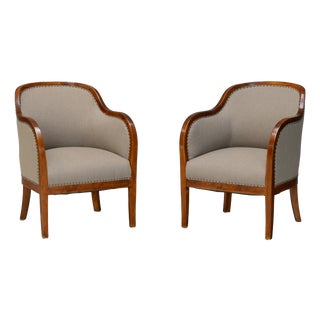 Vintage Swedish Armchairs, 1930s, Set of 2 For Sale
