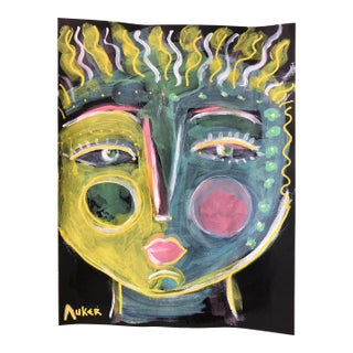 Contemporary Painting on Paper “Apollo” by Auker For Sale