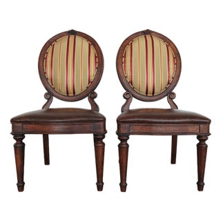 Drexel Heritage Oval Back Dining Chair (Set of 2) For Sale