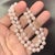 Metal Akoya Pearl Necklace 14k Yellow Gold Certified For Sale - Image 7 of 8