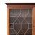Furniture - China cabinet. Portuguese; 20th century, made of mahogany wood. Upper part with two glazed doors; with shelves...