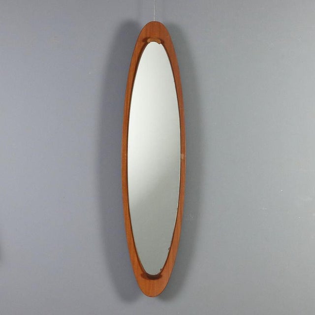 Vintage Mirror with Teak Frame, 1960s For Sale - Image 10 of 10
