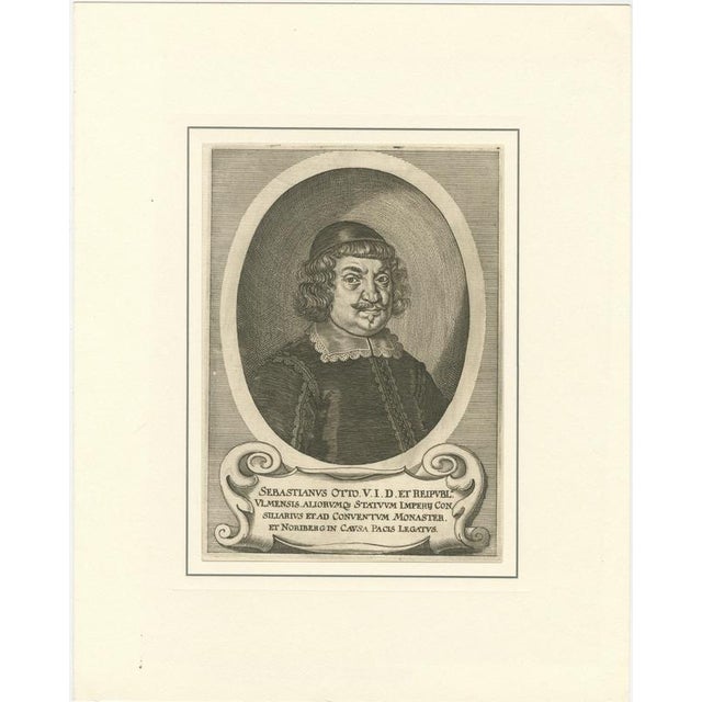 Matthäus Merian II, Peace of Westphalia Portrait, 1652, Engravings, Set of 4 For Sale - Image 6 of 9