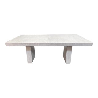 Palecek Broderick Extension Light Gray Dining Table For Sale