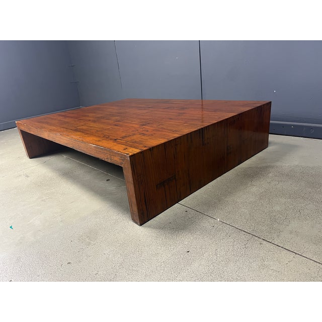Large Coffee Table in Bamboo attributed to Axel Vervoordt, 1980s For Sale - Image 11 of 13