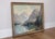 Traditional Vintage Snow-Capped Mountains & Lake Landscape Painting For Sale - Image 3 of 14