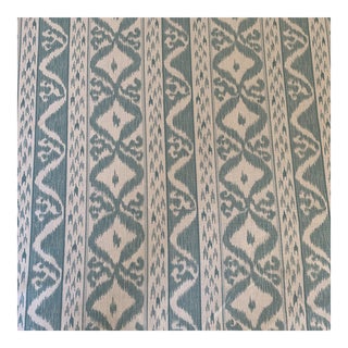 Cowtan & Tout Rapallo Aqua Linen Fabric- 2 Yards For Sale