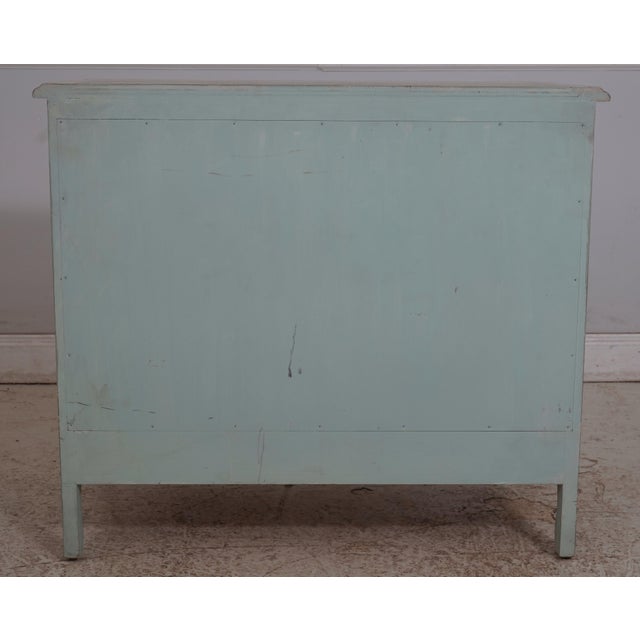 The Devon Shop Hand Painted Country French 3 Drawer Chest For Sale - Image 17 of 18
