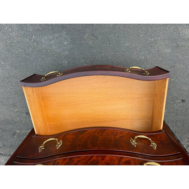 Henkel Harris Chippendale Bachelor Chest of Drawers For Sale - Image 16 of 18