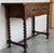 Early 20th Century Spanish Carved Console Table With Turned Legs For Sale In Miami - Image 6 of 10