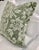 Floral Embroidered Sage Washed Velvet Decorative Pillow Cover For Sale In New York - Image 6 of 8