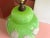 1970s Green Palm Ginger Lamp & Shade For Sale - Image 14 of 18