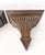 Wood Antique Fluted Hand Carved Wood Wall Brackets For Sale - Image 7 of 12