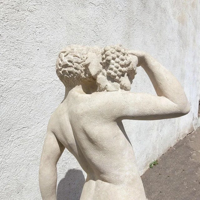 André Deluol, Standing Man, Stone Sculpture, 20th Century For Sale - Image 13 of 18