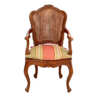 Louis XV Style Walnut Child's Fauteuil For Sale