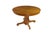This antique round oak pedestal dining table showcases classic late 19th to American craftsmanship, built with a versatile...