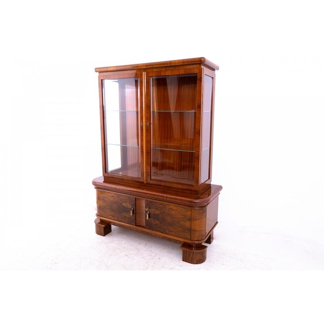 Vintage Art Deco Display Cabinet, Poland, 1930 For Sale - Image 6 of 12