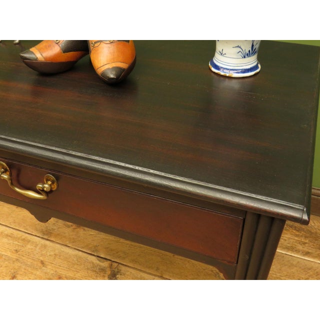 Black Side Table with Drawer For Sale - Image 5 of 18