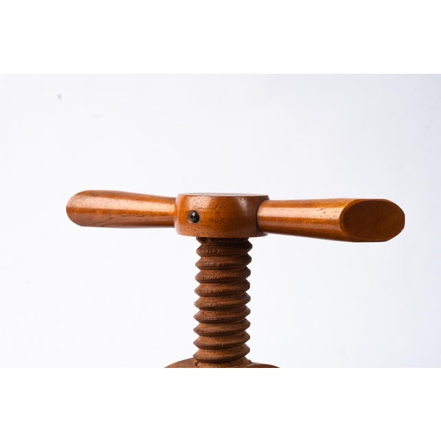 Wood Vintage Nutwood Nutcracker with Bowl, 1950s For Sale - Image 7 of 16