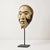 African Early 20th Century Ibibio Eket Mask With Cowrie Shell And Horn Cross River Nigeria Sidley Collection For Sale - Image 3 of 9