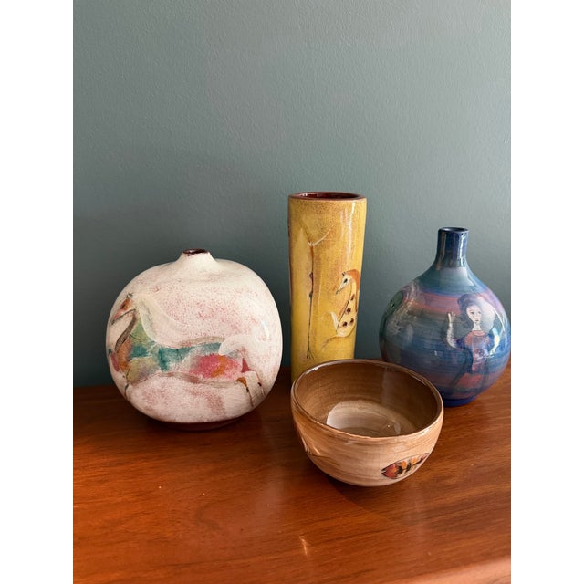 Mid 20th Century Polia Pillin Art Pottery Mid to Late Century American For Sale - Image 5 of 10