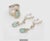 2000 - 2009 Brutalist Sterling Silver Vermeil Aquamarine Sapphire Ring Size 7.25 For Sale - Image 5 of 5